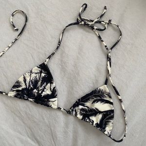 Mikoh triangle bikini top sz S